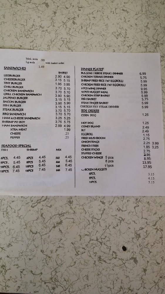 Leo's Burger Menu image 4